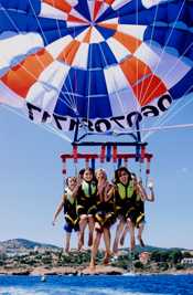 Parachute Ascensionnel - Baie d'Agay - Saint Raphael - FunSkiSchool.com